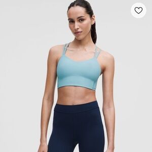 Lululemon like a cloud ribbed longline bra